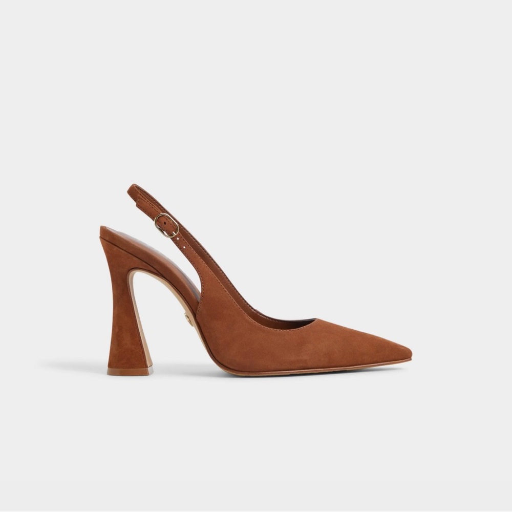Aldo Daphnea Tan Slingback Heels